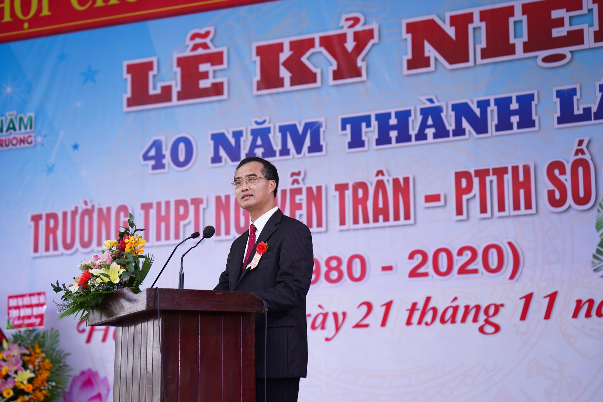 BÀI PHÁT BIỂU CỦA THIẾU TƯỚNG CAO ANH DŨNG TRONG LỄ KỶ NIỆM 40 NĂM THÀNH LẬP TRƯỜNG